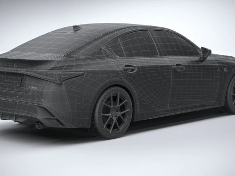 Lexus IS 350 2026 3D Model
