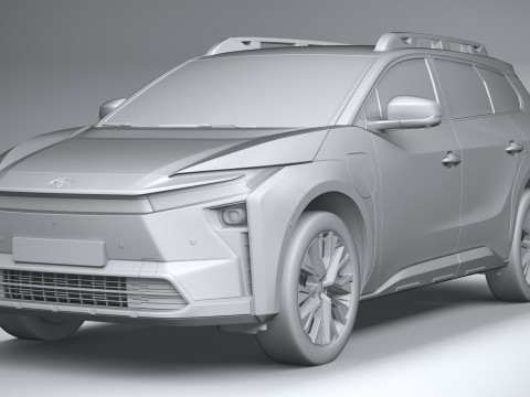 Toyota BZ4X Touring 2026 3D 模型