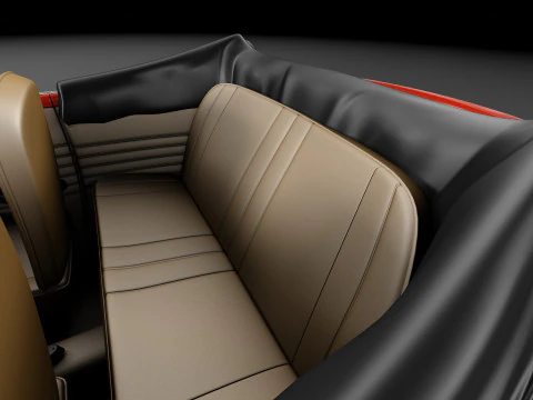 Volkswagen Karmann Ghia Cabrio 1955-1974 3D Model