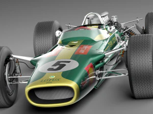 Lotus 49 1967-1970 3D Model