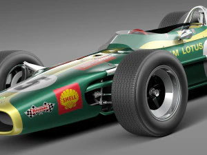 Lotus 49 1967-1970 3D Model