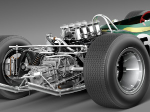 Lotus 49 1967-1970 Model 3D