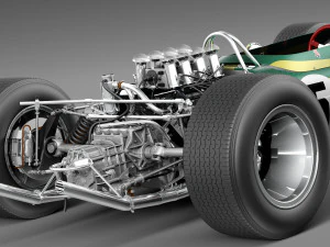 Lotus 49 1967-1970 3D Model
