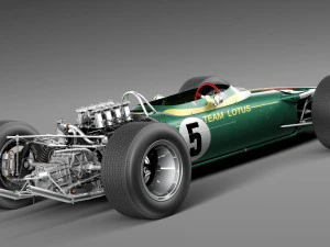 Lotus 49 1967-1970 3D Model