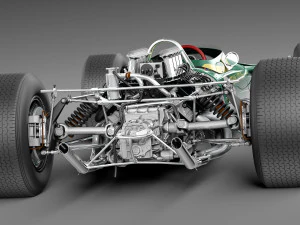 Lotus 49 1967-1970 3D Model