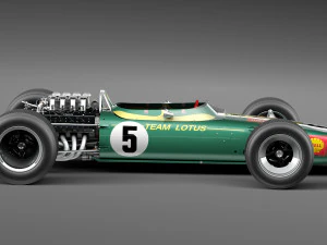 Lotus 49 1967-1970 3D Model