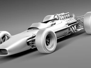 Lotus 49 1967-1970 3D Model