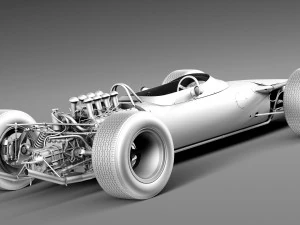 Lotus 49 1967-1970 3D Model