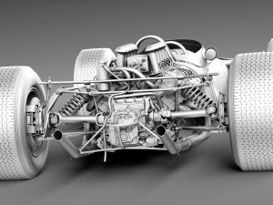 Lotus 49 1967-1970 3D Model