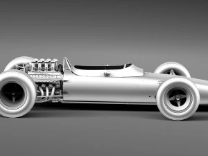 Lotus 49 1967-1970 3D Model