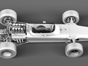 Lotus 49 1967-1970 3D Model