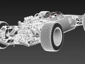 Lotus 49 1967-1970 3D Model