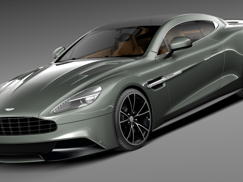 Aston Martin 2013 AM 310 Vanquish 3D Модель