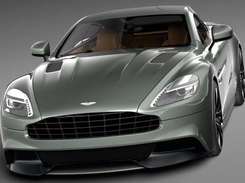 Aston Martin 2013 AM 310 Vanquish 3D Модель