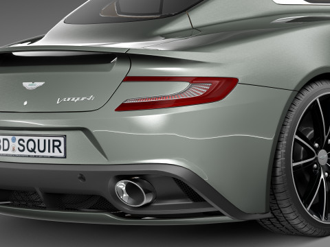 Aston Martin 2013 AM 310 Vanquish 3D Модель