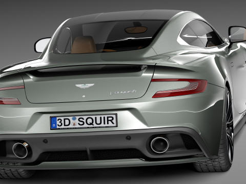 Aston Martin 2013 AM 310 Vanquish 3D Модель