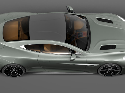 Aston Martin 2013 AM 310 Vanquish 3D Модель