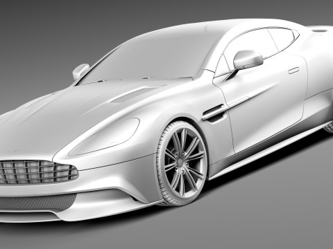 Aston Martin 2013 AM 310 Vanquish 3D Модель