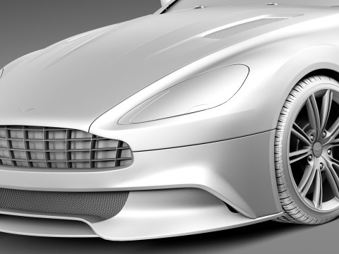 Aston Martin 2013 AM 310 Vanquish 3D Модель