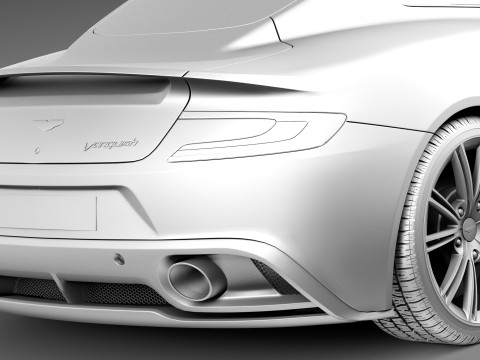 Aston Martin 2013 AM 310 Vanquish 3D Модель