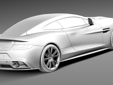 Aston Martin 2013 AM 310 Vanquish 3D Модель