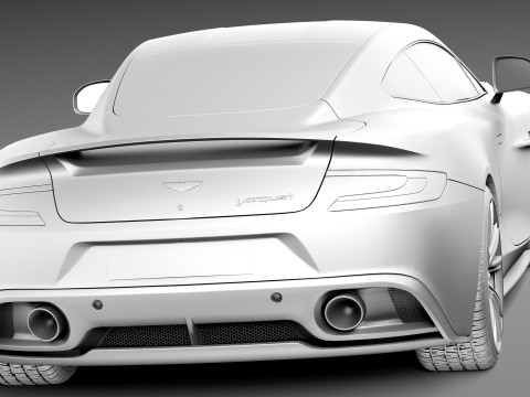 Aston Martin 2013 AM 310 Vanquish 3D Модель
