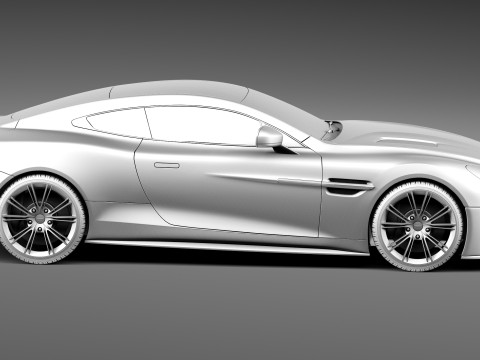 Aston Martin 2013 AM 310 Vanquish 3D Модель