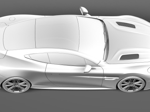 Aston Martin 2013 AM 310 Vanquish 3D Модель