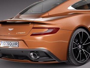 Aston Martin 2013 AM 310 Vanquish 3D Модель