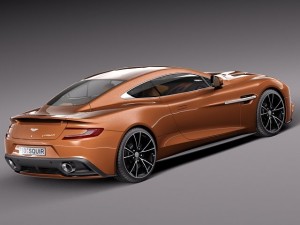 Aston Martin 2013 AM 310 Vanquish 3D Модель