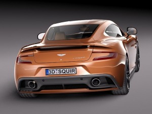 Aston Martin 2013 AM 310 Vanquish 3D Модель