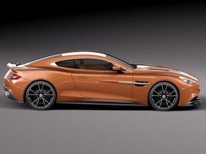 Aston Martin 2013 AM 310 Vanquish 3D Модель