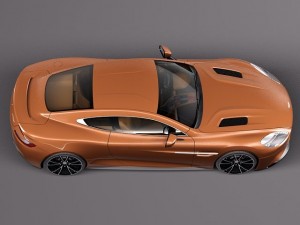 Aston Martin 2013 AM 310 Vanquish 3D Модель
