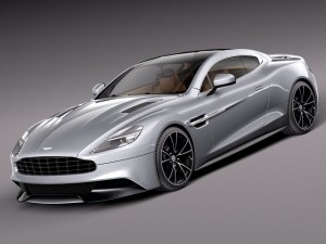 Aston Martin 2013 AM 310 Vanquish 3D Модель