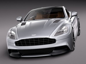 Aston Martin 2013 AM 310 Vanquish 3D Модель