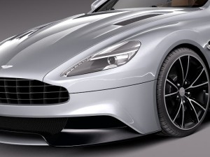 Aston Martin 2013 AM 310 Vanquish 3D Модель