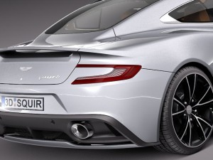 Aston Martin 2013 AM 310 Vanquish 3D Модель