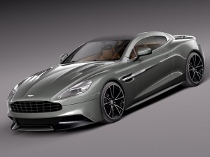 Aston Martin 2013 AM 310 Vanquish 3D Модель