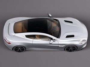 Aston Martin 2013 AM 310 Vanquish 3D Модель