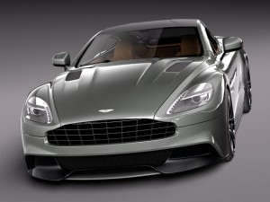 Aston Martin 2013 AM 310 Vanquish 3D Модель