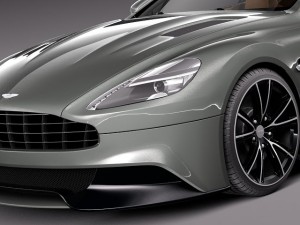 Aston Martin 2013 AM 310 Vanquish 3D Модель