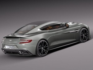 Aston Martin 2013 AM 310 Vanquish 3D Модель