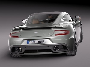 Aston Martin 2013 AM 310 Vanquish 3D Модель