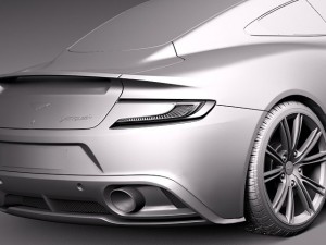 Aston Martin 2013 AM 310 Vanquish 3D Модель