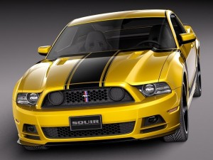 Mustang Boss 302 2013 Modelo 3D