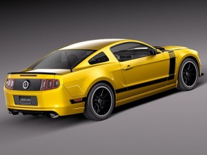 Mustang Boss 302 2013 Modelo 3D