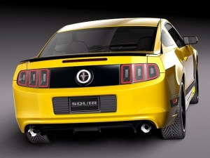 Mustang Boss 302 2013 Modelo 3D