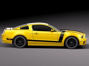 Mustang Boss 302 2013 Modelo 3D