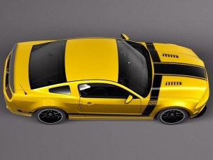 Mustang Boss 302 2013 Modelo 3D