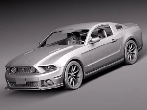 Mustang Chefe 302 2013 Modelo 3D